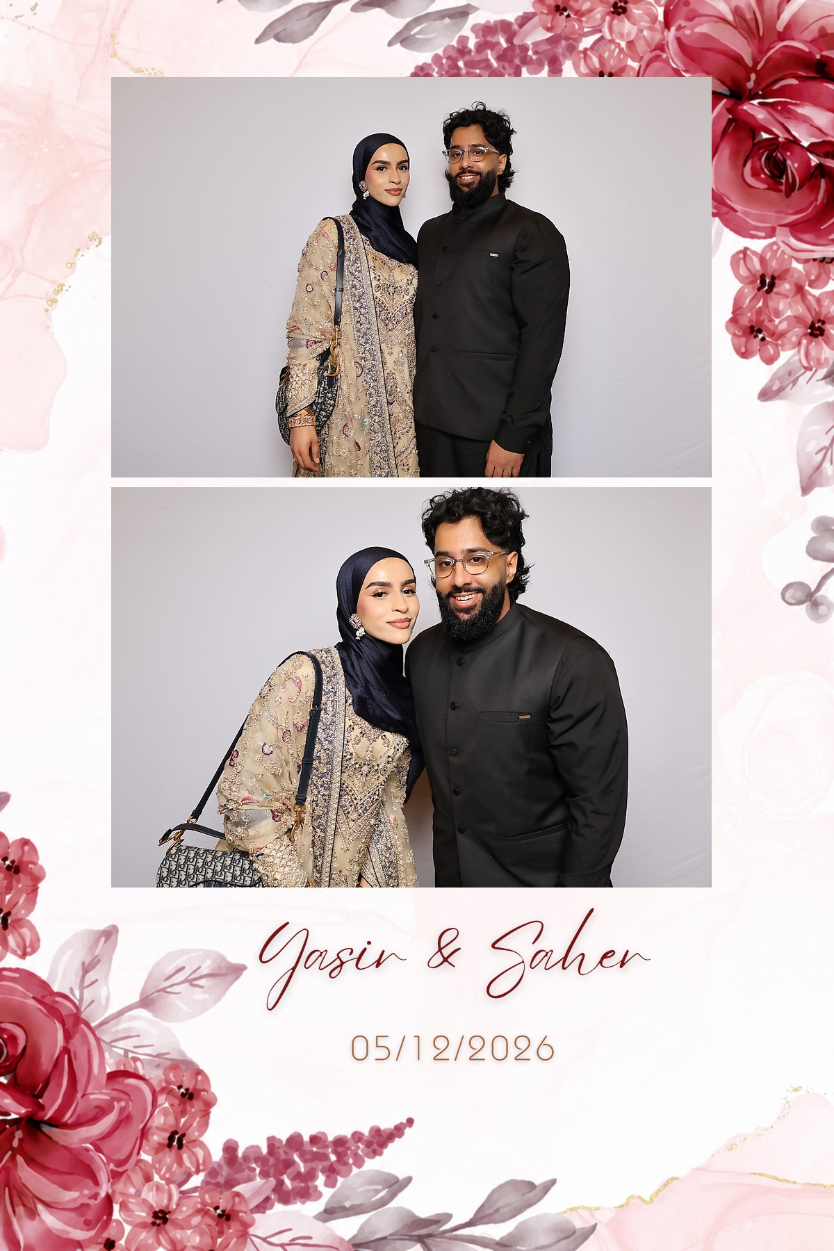 Noir Booth custom photo booth print design 10