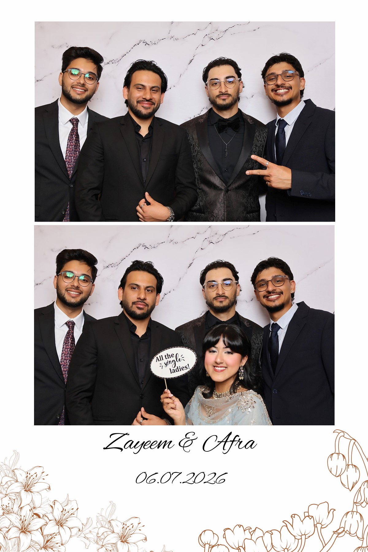 Noir Booth custom photo booth print design 11