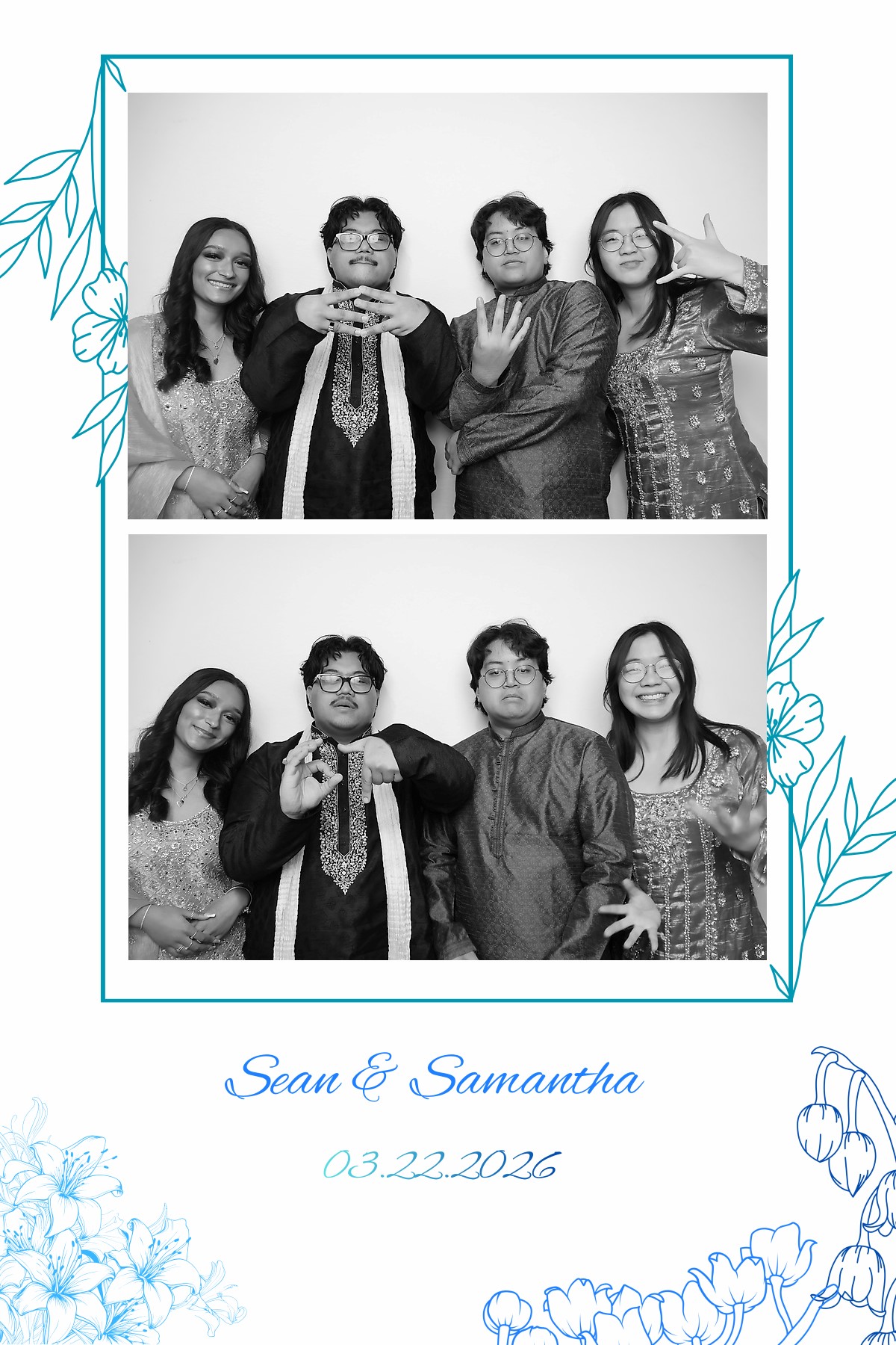 Noir Booth custom photo booth print design 16